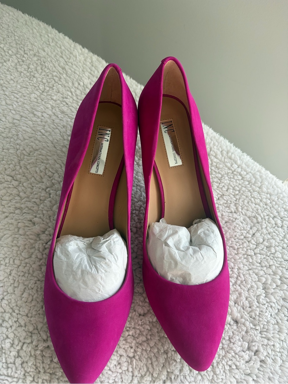INC International Concepts Fuchsia Pointed-Toe Pumps